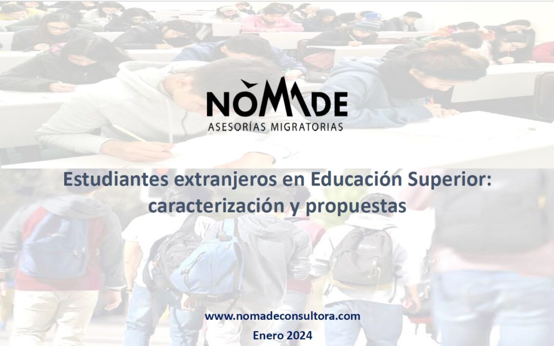 Estudiantes extranjeros en Educación Superior 2014-2022