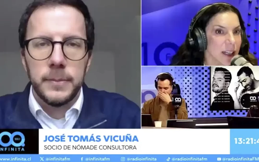 Nuestro socio José Tomás Vicuña estuvo conversando en Radio Infinita de publicación de Nómade que resalta cambio en composición de hogares en Chile.